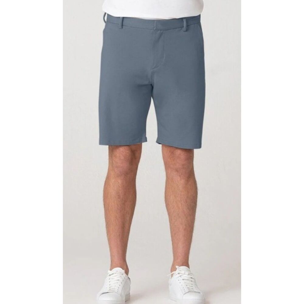 NEW NWT Men 33 X 9 Casual Wear Gray Stretchy Cotton Shorts Pockets SWET TAILOR